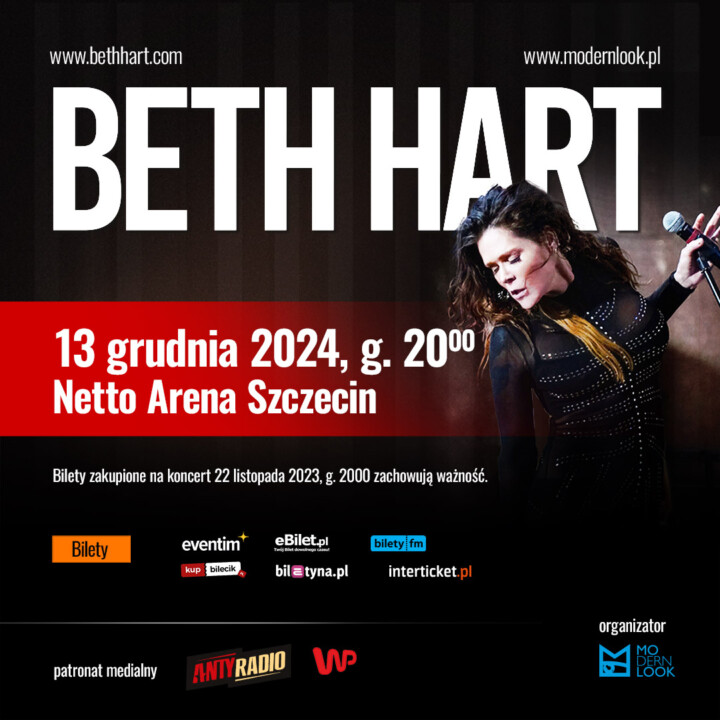 Beth Hart w Szczecinie 2024